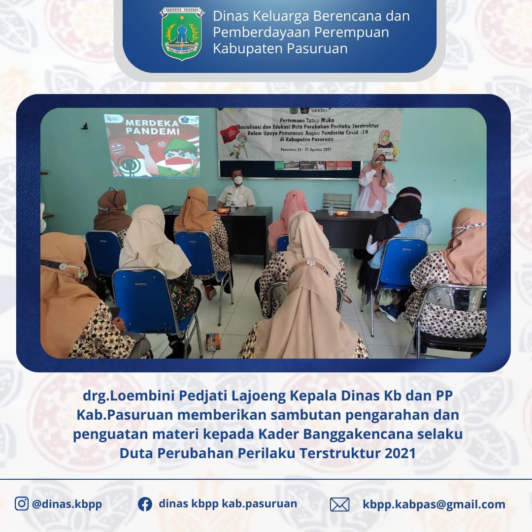 KEBAL COVID DINAS KB DAN PP KAB.PASURUAN