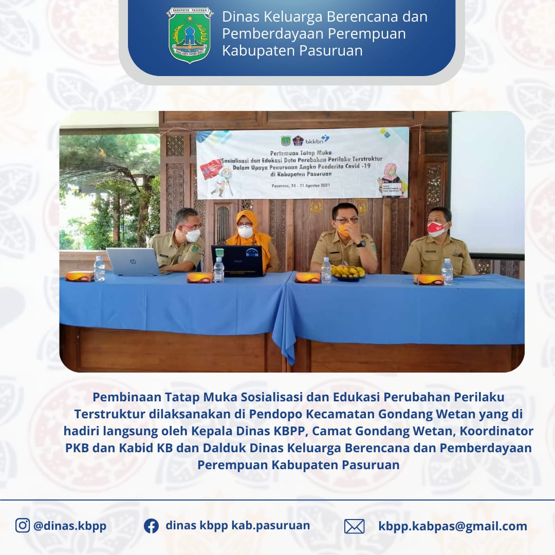 KEBAL COVID DINAS KB DAN PP KAB.PASURUAN