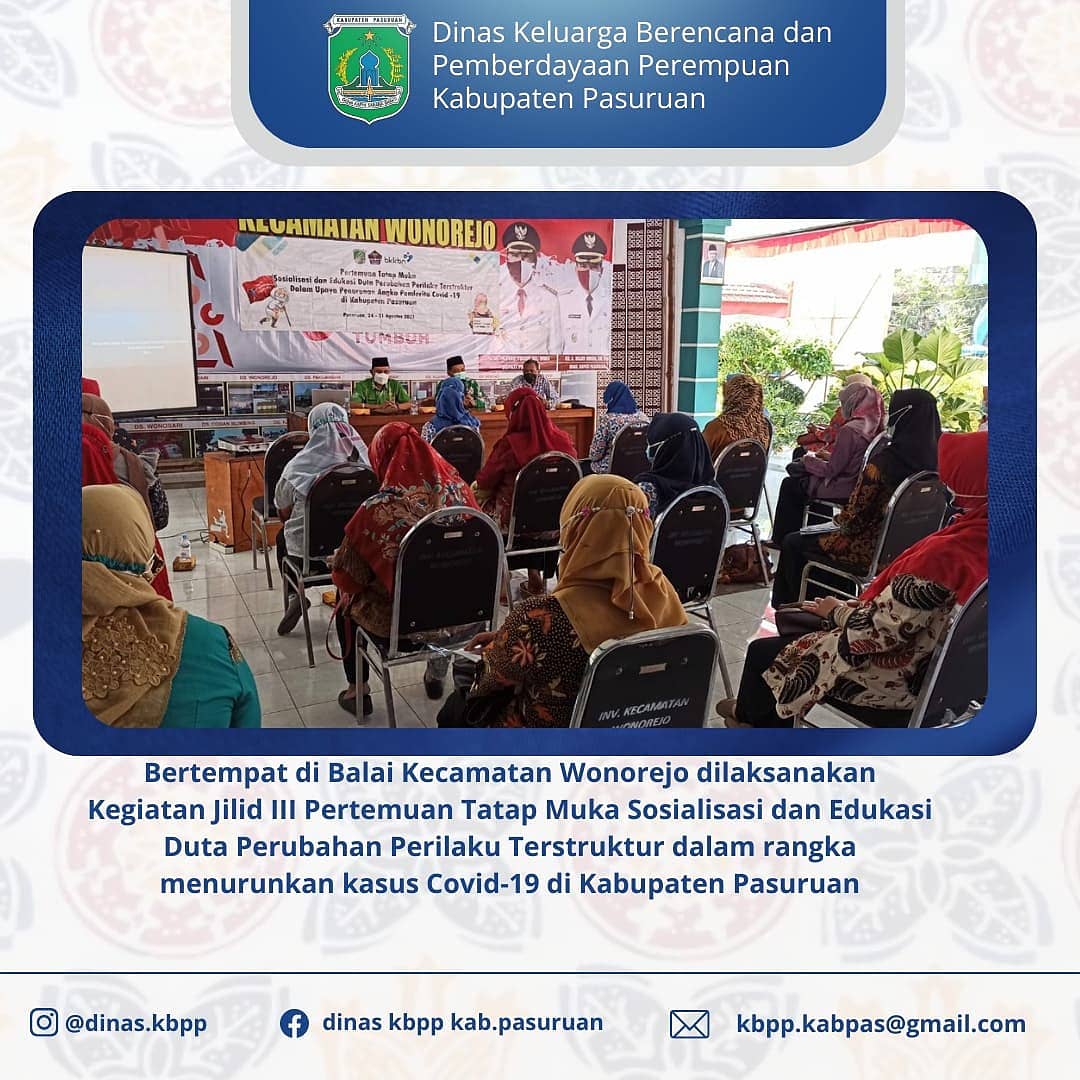 KEBAL COVID DINAS KB DAN PP KAB.PASURUAN